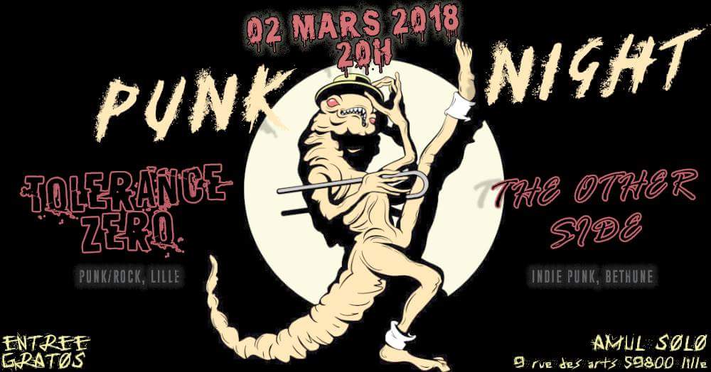 TOSindiepunk's tweet photo. Next show ce vendredi à Lille ! Avec Tolerance Zero @ Amul Solo ! Venga amigos ! https://t.co/hr2mJj136B