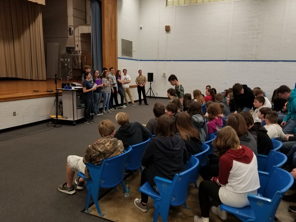 <a href="/ACHSMAVS/">Anderson County HS</a> Code Breakers <a href="/LakeCityMiddle1/">Lake City Middle</a> teaching the future Mavs about #college #career #ACT #EveryStudentEveryDay Never too young to start thinking about the future. <a href="/TimTparrott/">Dr. Tim Parrott</a> @ACSchoolTN