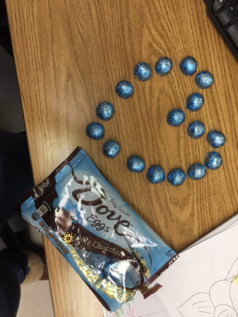 mathsonskinder's tweet photo. Mrs. Szobota’s favorite chocolate will make her day all better! Treats for team members rock!#feskindnesschallenge https://t.co/2KVZQYGCUh