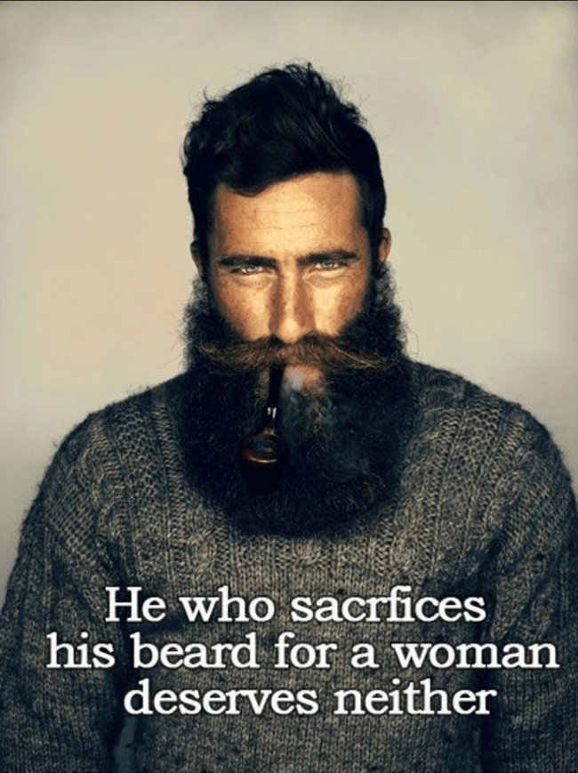 Sometimes you have to do what you have to do, just not with your Beard. #BeardKing

TheBeardKing.com