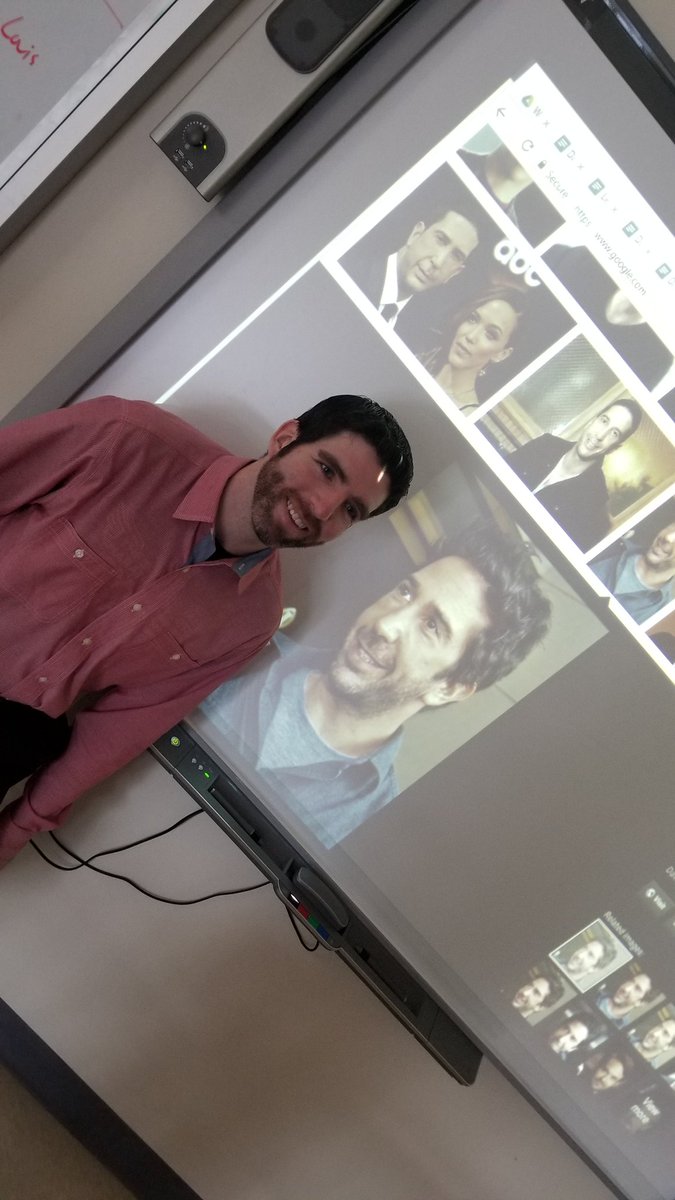 EnglishTmhs's tweet photo. For the record, Fran Cusick and David Schwimmer are not members of the English Department. https://t.co/5kC4fJ5OcS