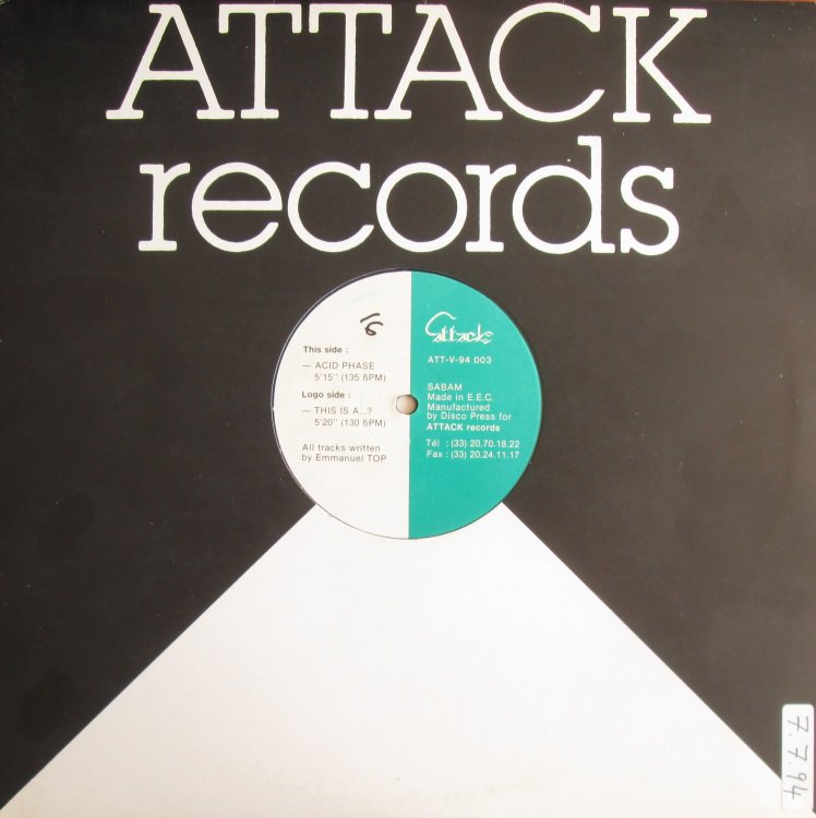 BobVanGhent's tweet photo. #AcidPhase by #EmmanuelTop (1994) on #AttackRecords:
 https://t.co/itxYz3WcWu
Top 25 in 2017 retro top 500 edition #TopRadio.
Live session by #NinaKarviz added.
(12" #vinyl) https://t.co/EvvT5FkNXg