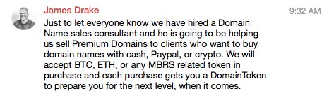 Solid news from <a href="/domaintoken_io/">Domain Token</a>. #DOM