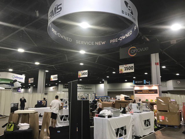 ODmarketplace's tweet photo. Getting set up for SECO 2018.  If you're in Atlanta, stop by our booth #1525 for amazing deals on new and pre-owned equipment. https://t.co/qBCwTxyMDL