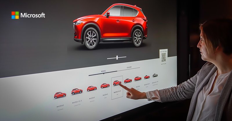 Hoe kan een automerk de beleving van de klant vergroten? Ontdek de aanpak van <a href="/MazdaBelgium/">Mazda Belgium</a> met behulp van #Surface. msft.social/w8sHZX
