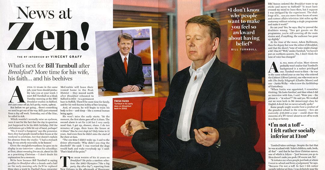 Bill Turnbull's last day on the BBC Breakfast. Shot for the BBC and the Radio Times.

#photography #manchester #portrait #portraiture #people #BBC #magazine #editorial