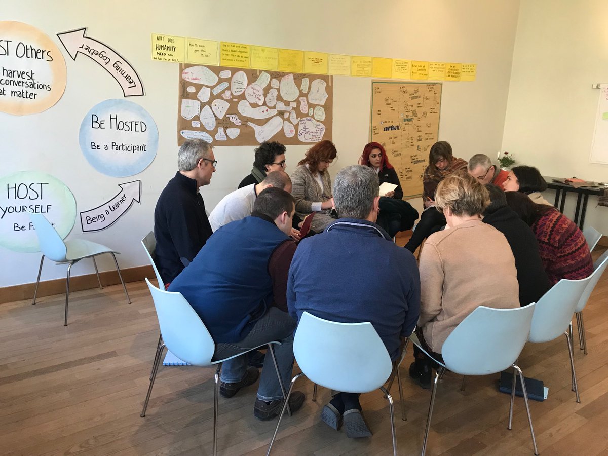 What if instead of seeing decision making as problems that need to be solved, we saw it as creating something that is not there? #artofhosting #newleadership