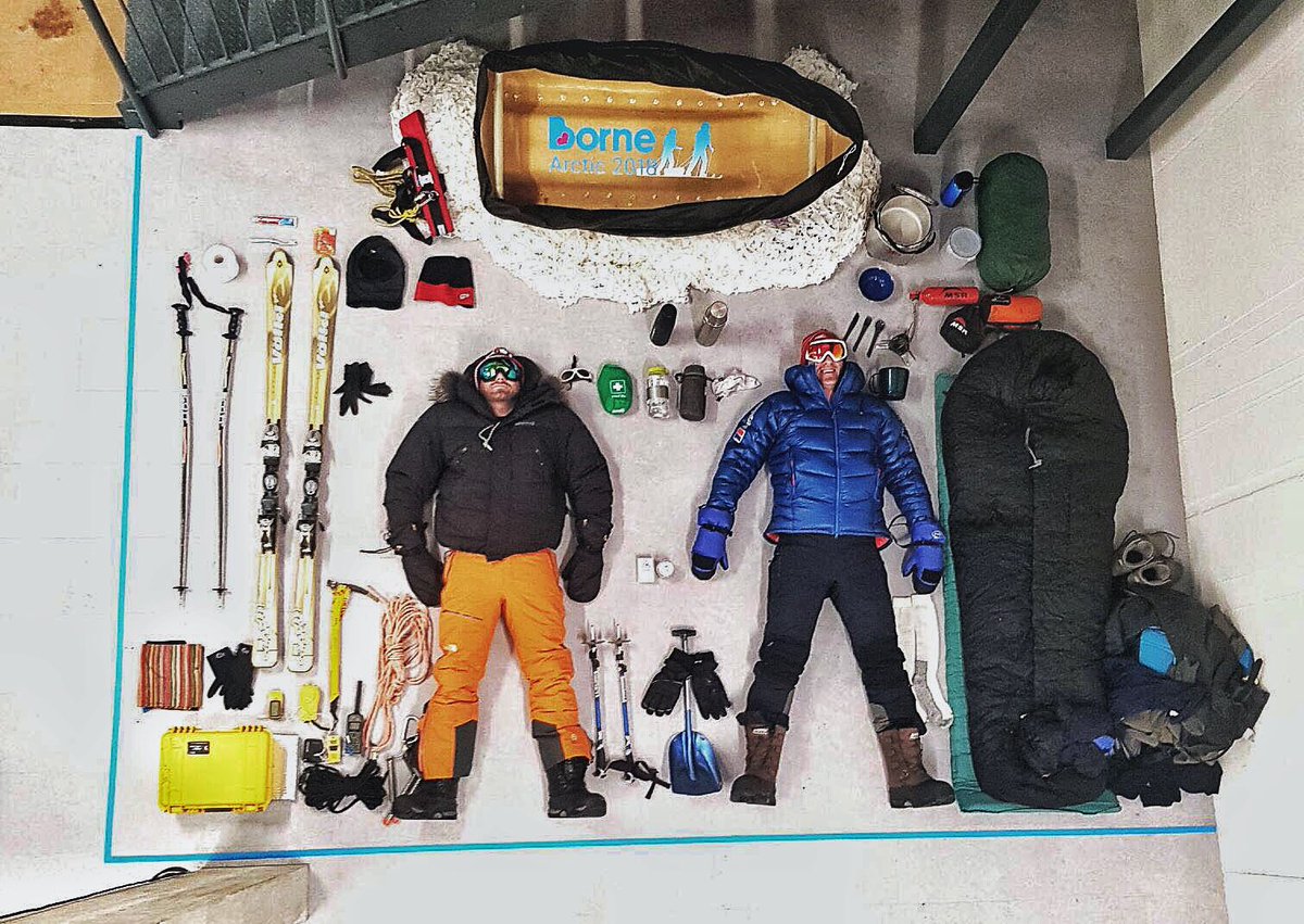 jason_carl_fox's tweet photo. 2 @BorneCharity North Pole trekkers straight out of the box! Batteries not included and food sold separately ❄❄❄ https://t.co/xrh5zl7sgo