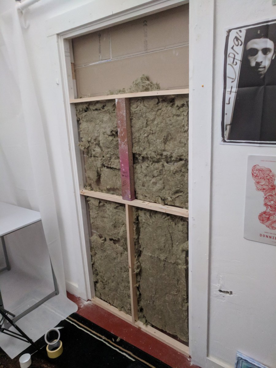 dogtried's tweet photo. Halfway through redesigning the Studio. Building walls is not exactly my forte. https://t.co/R5bvN2hoAV