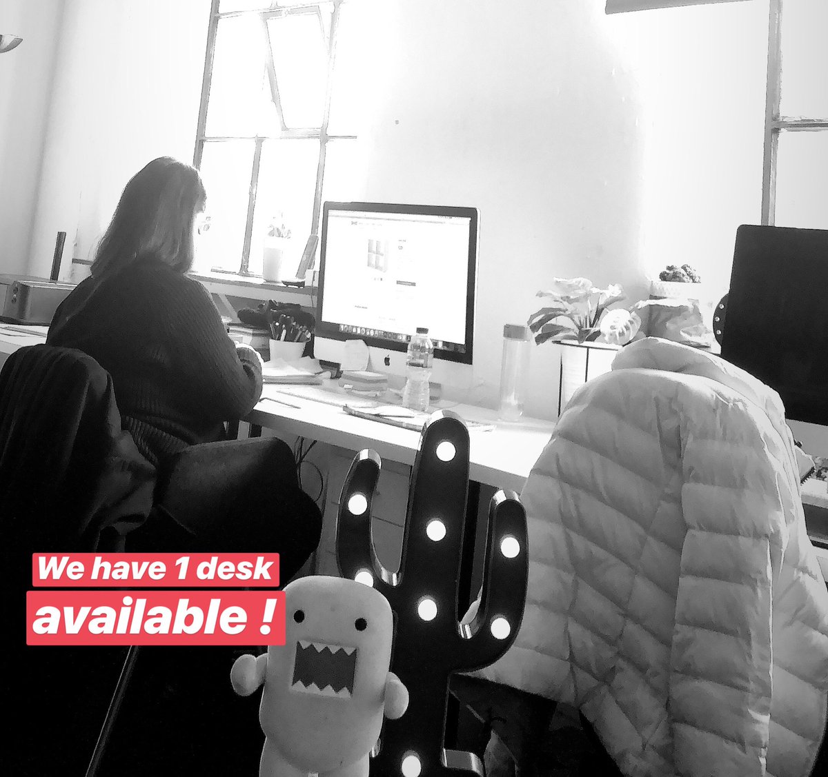 iamkladi's tweet photo. We are renting a desk space in the @m_onestudios send us a message if you are interested to view it! Please RT #manchester #studio #deskspace #desksetup https://t.co/l9BJRxObl6
