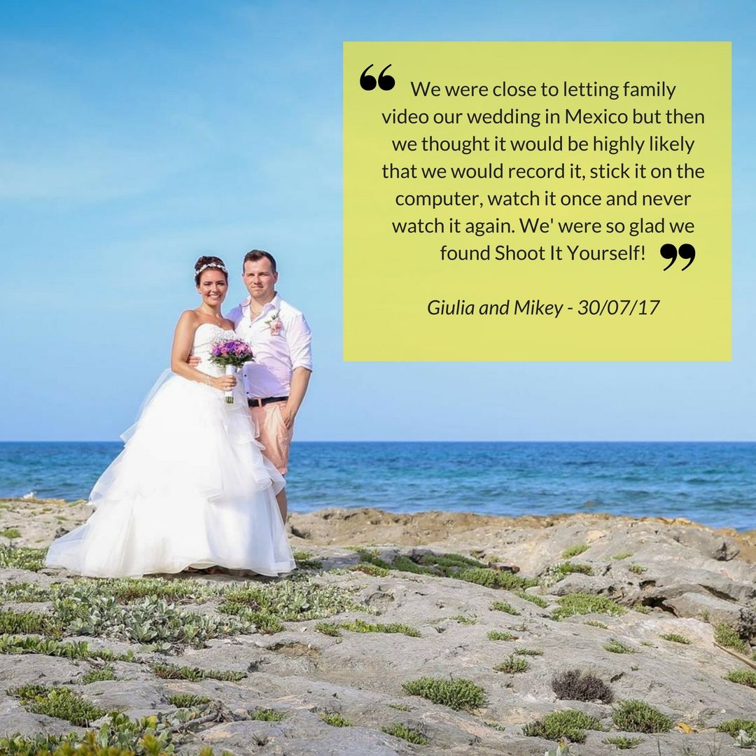 ShootItYourself's tweet photo. Whilst everyone else is bracing themselves for the coldest week of the year, we've been feeling positively tropical thanks to the palm trees, white sandy beaches and blue sunny skies in this week's Wedding Video of the Week from Mexico 🌴 Watch on our blog https://t.co/1j2cs5NMPV https://t.co/eRBe24DMC1
