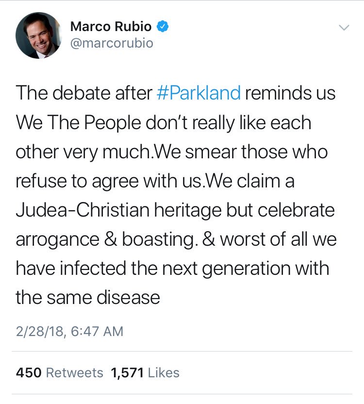Marco Rubio doesn't enjoy getting owned : GunsAreCool