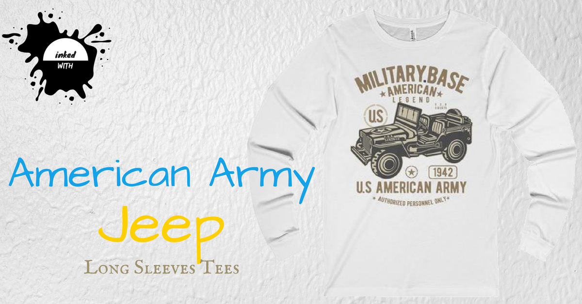 inkedwith's tweet photo. American Army Jeep T-shirt Retro For People who love FREEDOM and ADVENTURE!

Comes in Men &amp; Women's T-shirts, Long-sleeve, V-Neck &amp; Women’s Tank Tops.

FREE WORLDWIDE SHIPPING when you order 2 or more products. 

SHOP NOW!! https://t.co/RdibzoLx3i