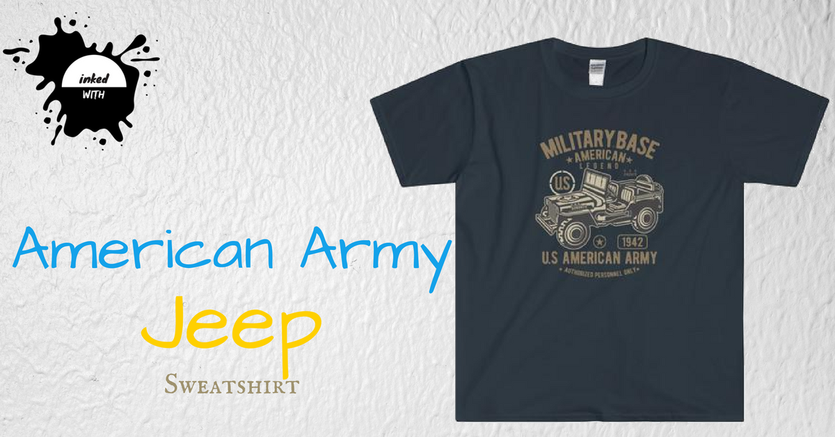 inkedwith's tweet photo. American Army Jeep T-shirt Retro For People who love FREEDOM and ADVENTURE!

Comes in Men &amp; Women's T-shirts, Long-sleeve, V-Neck &amp; Women’s Tank Tops.

FREE WORLDWIDE SHIPPING when you order 2 or more products. 

SHOP NOW!! https://t.co/RdibzoLx3i