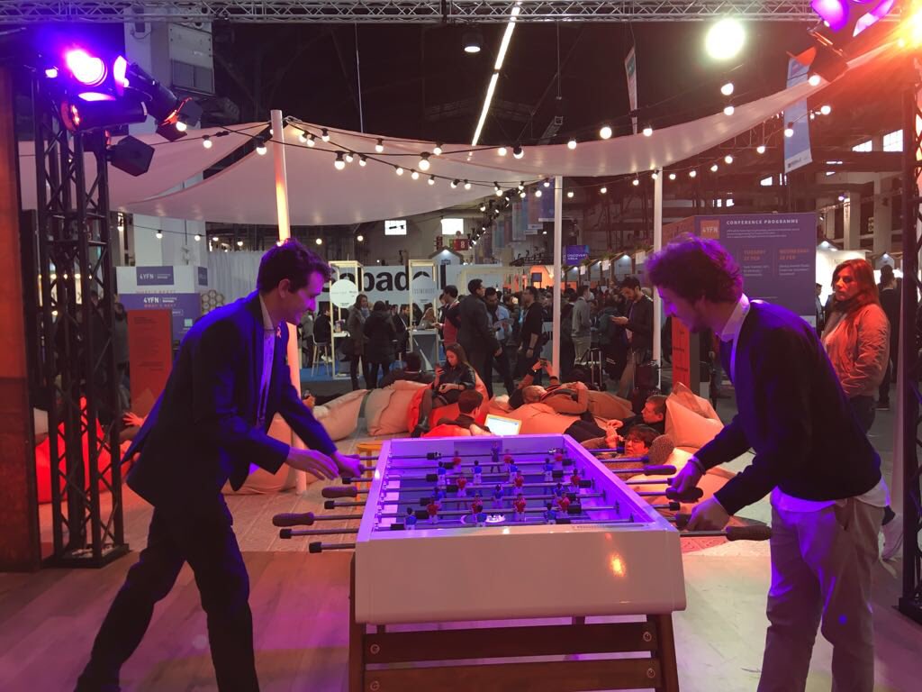 sergimatas91's tweet photo. Avui tornem al #4YFN en representació del @todaysflow_cat! #connectingstartups #barcelona #mobileworldcongress https://t.co/kS4Uu9BzRZ