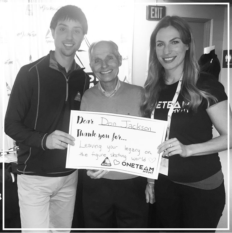 May 2016, DonJackson appeared in <a href="/starsonice/">Stars on Ice</a> shows, performing duet with <a href="/KurtBrowning/">Kurt Browning</a>. His part included an Axel jump &amp; a waltz jump. He was 76 years old. If Mr. Jackson can do axels at 76, we can keep on believing for #OlympicSynchro2022 <a href="/iocmedia/">IOC MEDIA</a> #OneTeamMVMT #inspired
