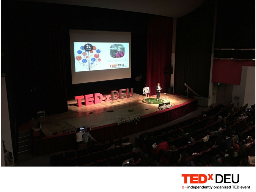 Şimdi sahnede son konuşmacımız Hatice ERKEN AYAN var. Bakalım bir anne olarak onun “I CAN” i neymiş?