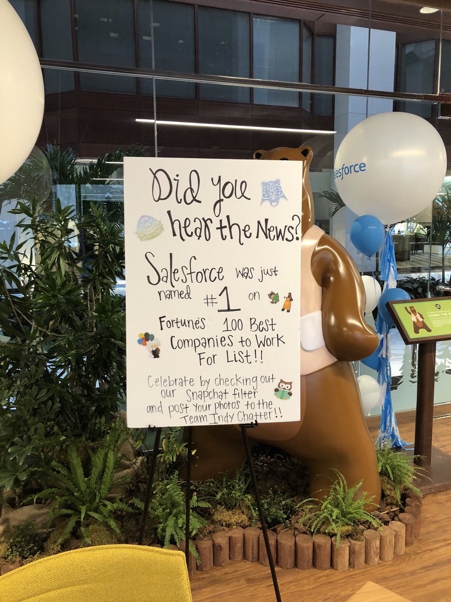 colinjfleming's tweet photo. Every @SalesforceTower feels like home. Great job @pink94109 @JimmyCabralShow and teams! #salesforcetowerindy https://t.co/ptwhP1G48m