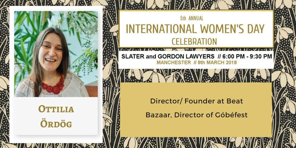 EuropiaMcr's tweet photo. Meet the speakers of our #InternationalWomensDay event: Ottilia Ördög (@OrdogOttilia) 
Join us for a celebration of women who #PressforProgress.
Tickets: £30. All money raised will support our #selfemployment program for European women. https://t.co/OQmztWozZx 
#IWD2018 #Mcr https://t.co/utsLMtQziB