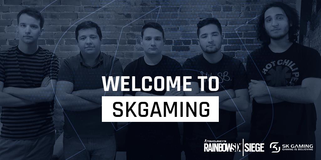 SKGaming's tweet photo. You’ve all kept asking us about @Rainbow6Game. Today we welcome the SK Gaming R6 team!

Toda a gente nos estava perguntado sobre o @Rainbow6Game. Estamos finalmente prontos para dar as boas vindas ao time de R6 dos SK Gaming!

#RUNSKG #VAMOSSK

https://t.co/Q242JI11V4 https://t.co/rpoVJo9ZmC
