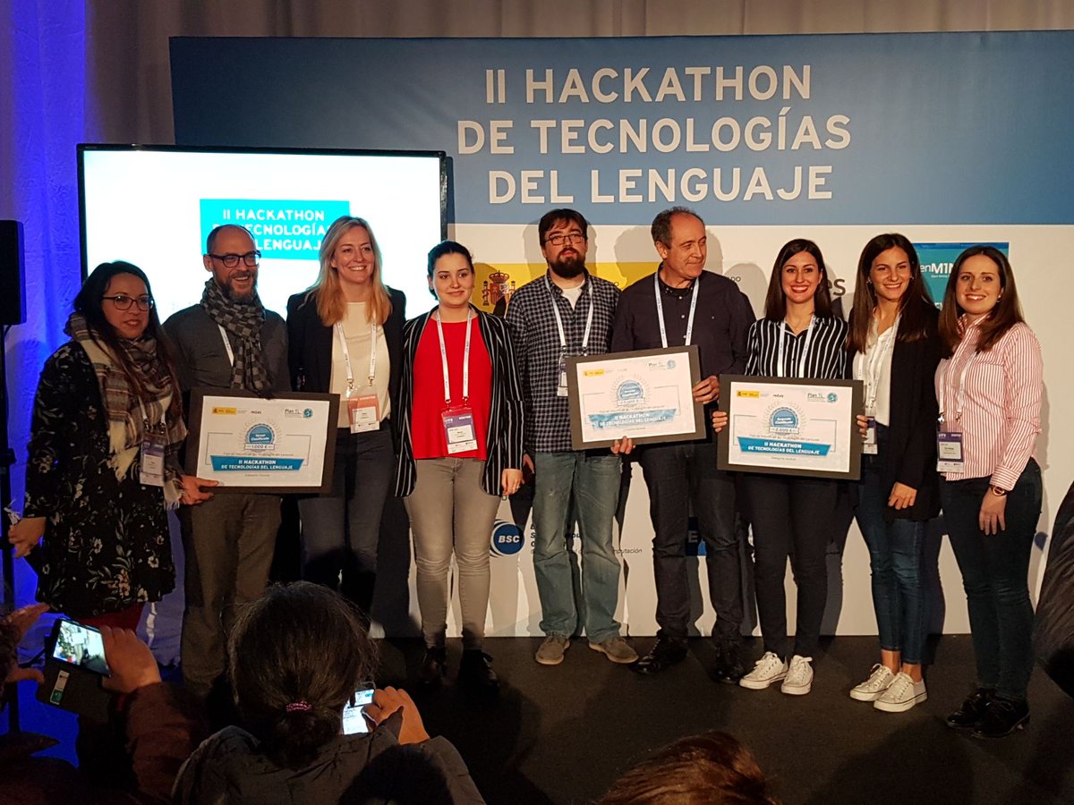 Un proyecto de #turismo y otro que facilita el aprendizaje de los compuestos químicos ganan el #HackathonTL18 de Red.es y SESIAD. Este es nuestro resumen de las dos jornadas de competición ow.ly/YtXM30iFpwo #4YFN18 #PLN #LangTech #Salud #Sanidad