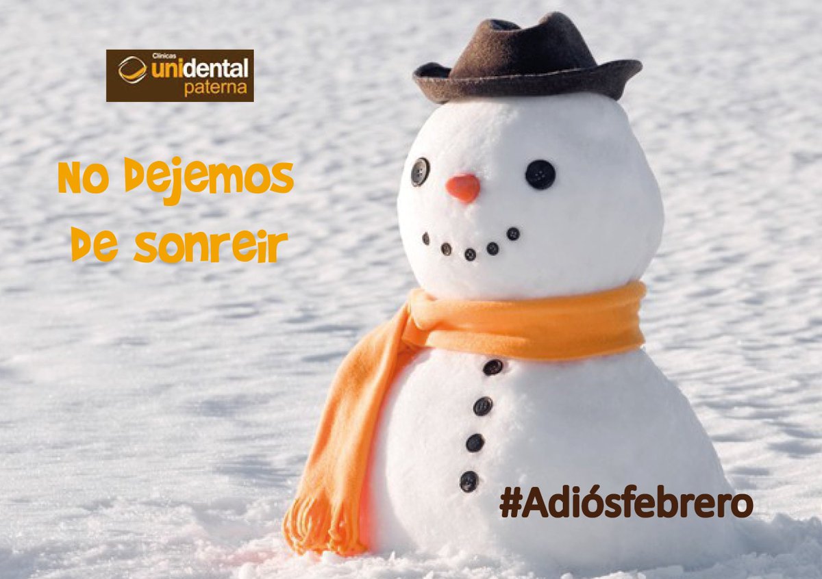 UnidentalPatern's tweet photo. Se nos va el mes más corto y romántico ❤️🌹 del año y comienza el mes de los valencianos 💥🥘🎇. Las Fallas están a la vuelta de la esquina, no olvidéis cuidar vuestra sonrisa durante las fiestas 😉🎉
#AdiosFebrero #Fallas2018 #Sonrisa #nieve https://t.co/niuKUH7R82