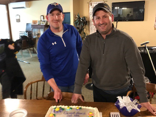 TSA sent off Team New Brunswick with cake &amp; good wishes on Tuesday Night! The brier is March 3 - 11, Regina <a href="/BrandtCentre/">Brandt Centre</a> <a href="/PeterCase87/">Peter Case</a>  <a href="/JamesGrattan/">James Grattan</a> #Brier2018