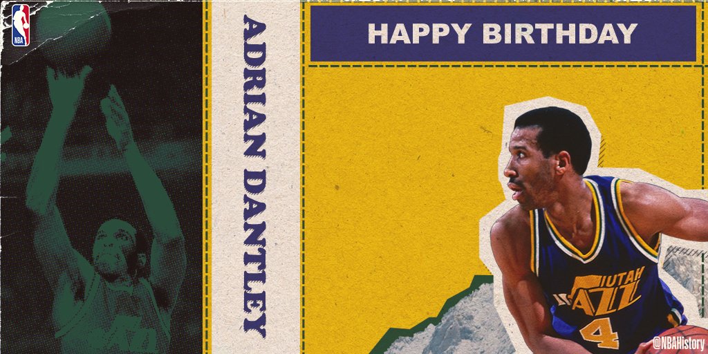 Happy 62nd Birthday to 2x scoring champ and Hall of Famer, Adrian Dantley! 