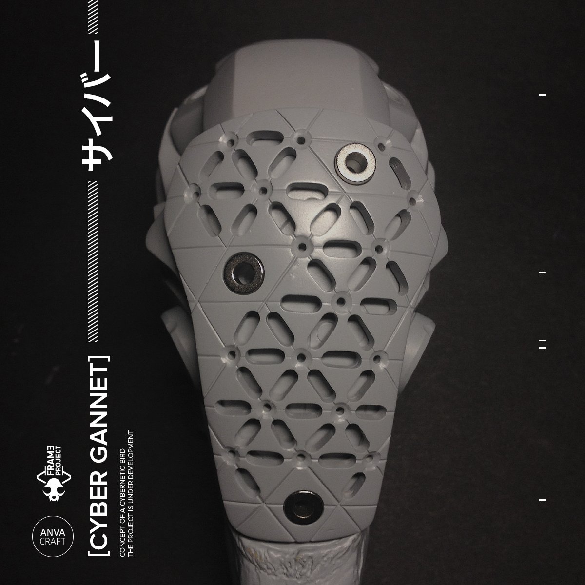 ANVACRAFT's tweet photo. Cyber-bird upper secure plate

#anvacraft #frameproject #cyberbird #mecha #kit #resinkit #resinkits #birdskull #robot #robotbird #hobby #conceptdesign #concept #design https://t.co/0T4uOGcrlC