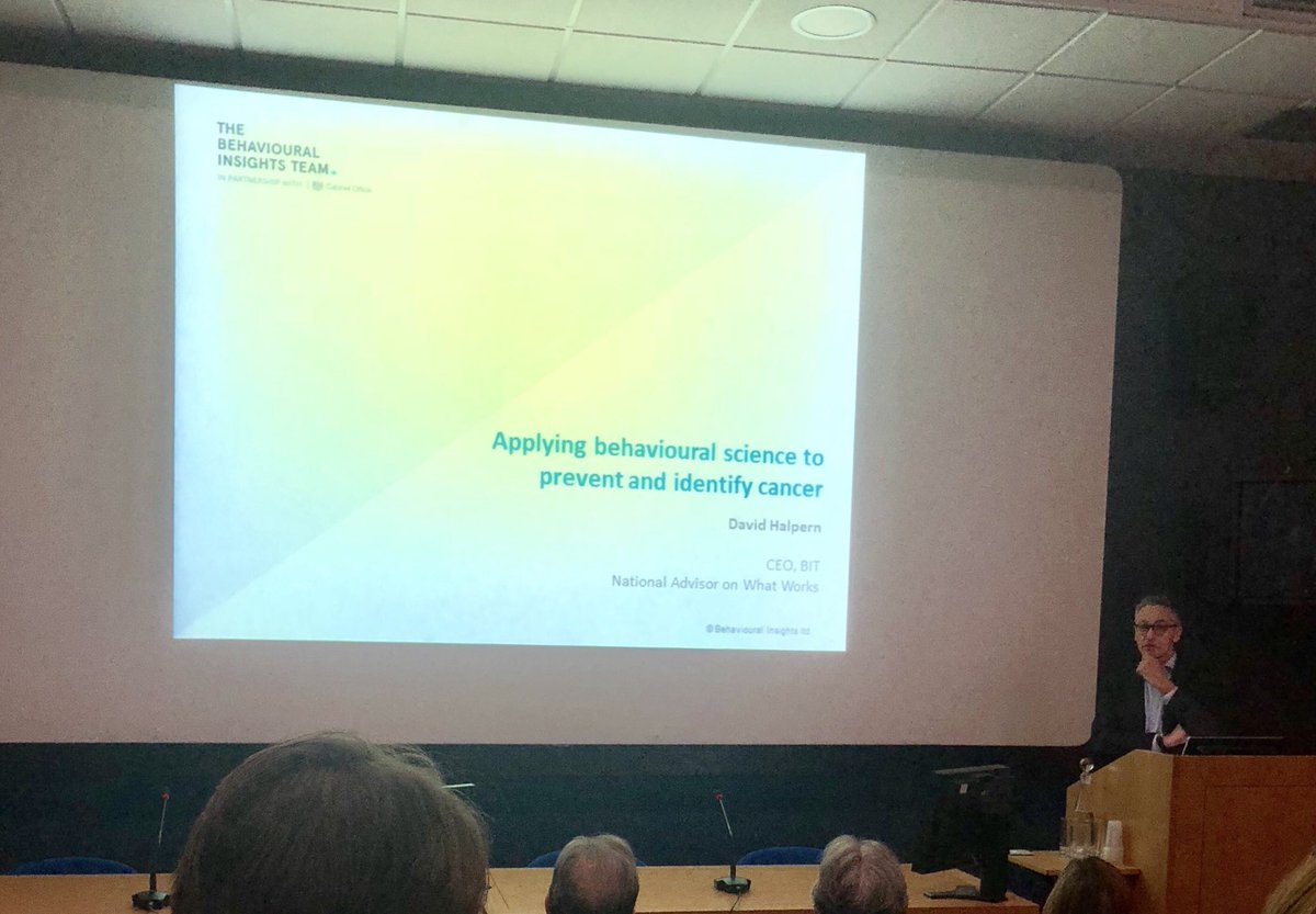 brewdocc's tweet photo. Great annual “William Marsden lecture” by David Halpern chaired by Lord Darzi. Modifying patient behaviour leads to improved outcomes. It’s all in the subtleties of what we say and how we say it. https://t.co/Q3ue0vdnPJ