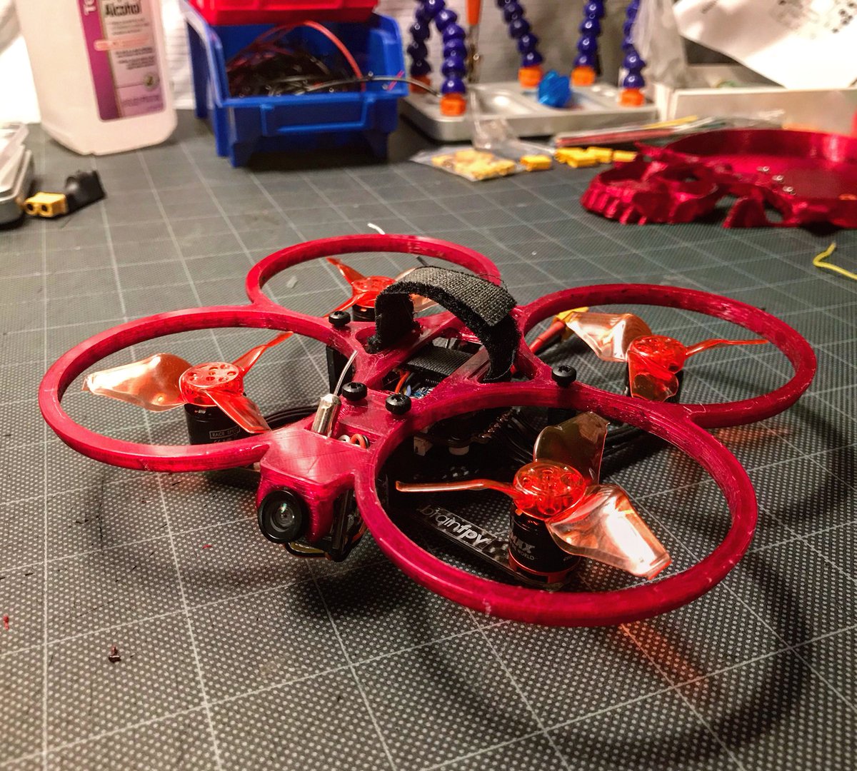 QUESTPACT's tweet photo. Ready to rip! #blwhoop100 #LoneStaredition #nlfpv @nlfpv #buffalomultirotor #teambrainfpv 
.
.
.
@emax_usa @readymaderc @dys_official @quaddiction #fpv #fpvlife #fpvracing #fpvaddict #drone #drones #multirotor @multigp #multigp #felixprinters @felixprinters #3dprinting #3dprint https://t.co/ApL3nU7XOe