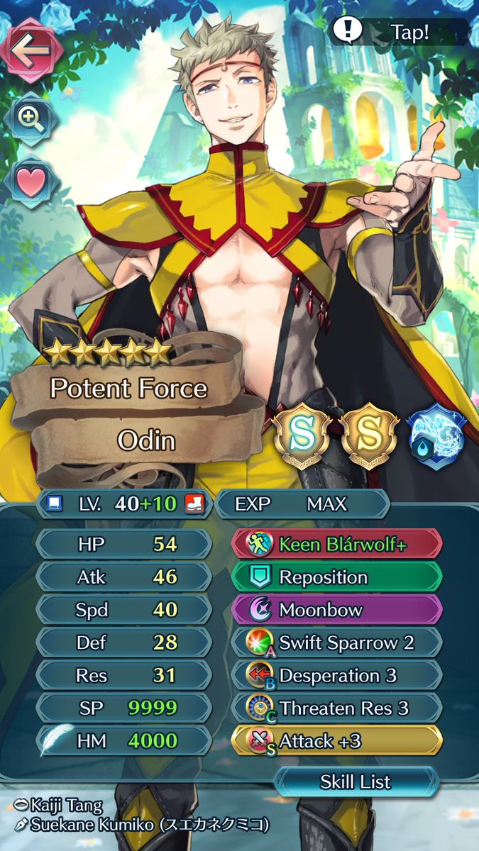 EarlCrayTea's tweet photo. I finally did it. He’s unstoppable. #feh #odindark https://t.co/FFOiZ9ViZD