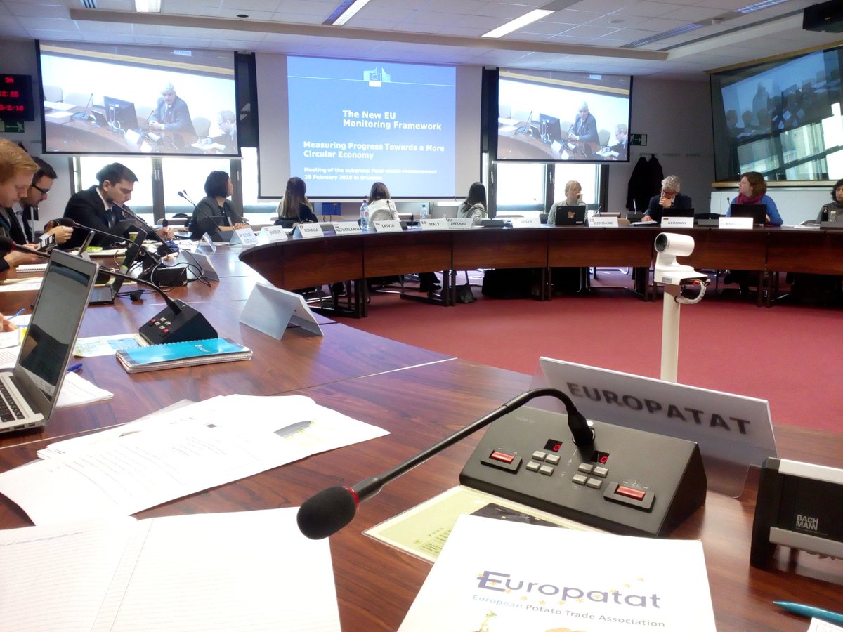 Europatat's tweet photo. Attending the sub-group on #foodwaste measurement meeting organised by the #EUPlatform on #foodlosses and #foodwaste @Food_EU 🍠♻ https://t.co/NJbBBqbcKx