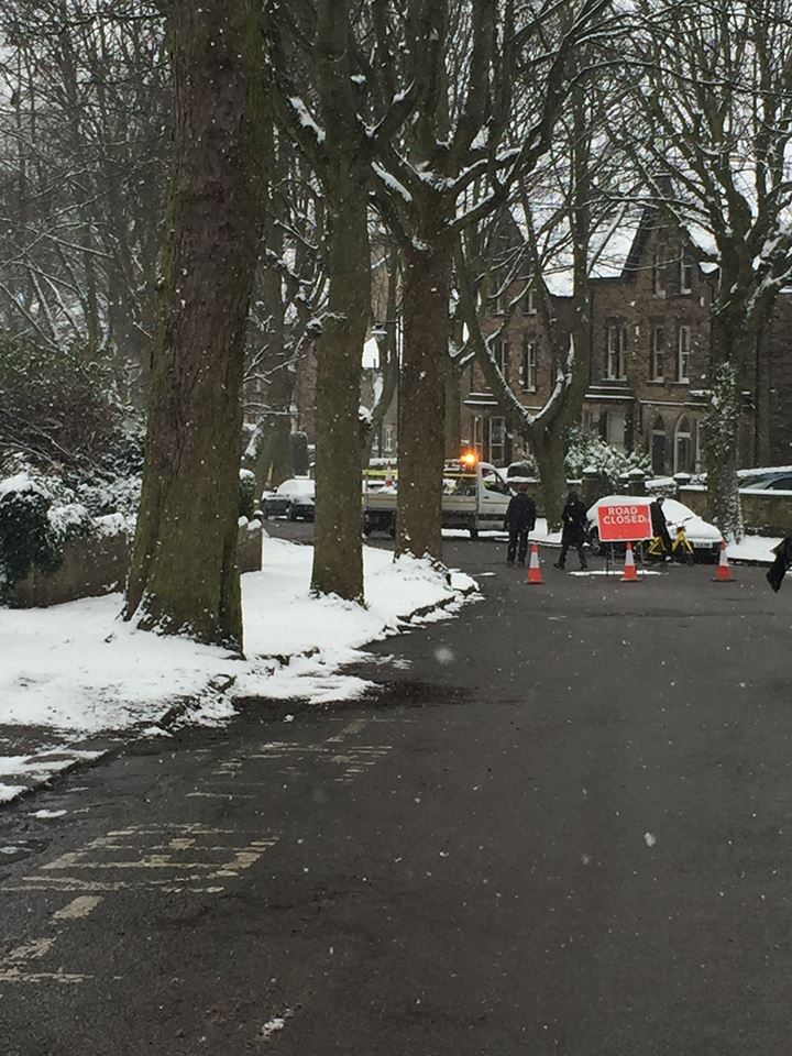 janemillerartis's tweet photo. fact that "some bins are empty, some roads not done and yet Thornsett is so heavily gritted is awful. How many accidents will occur today as a direct result of this??!!" @SheffCouncil ? FILL the grit bins. Grit for people, not profit. #SaveSheffTrees https://t.co/wtOFVwvrtO
