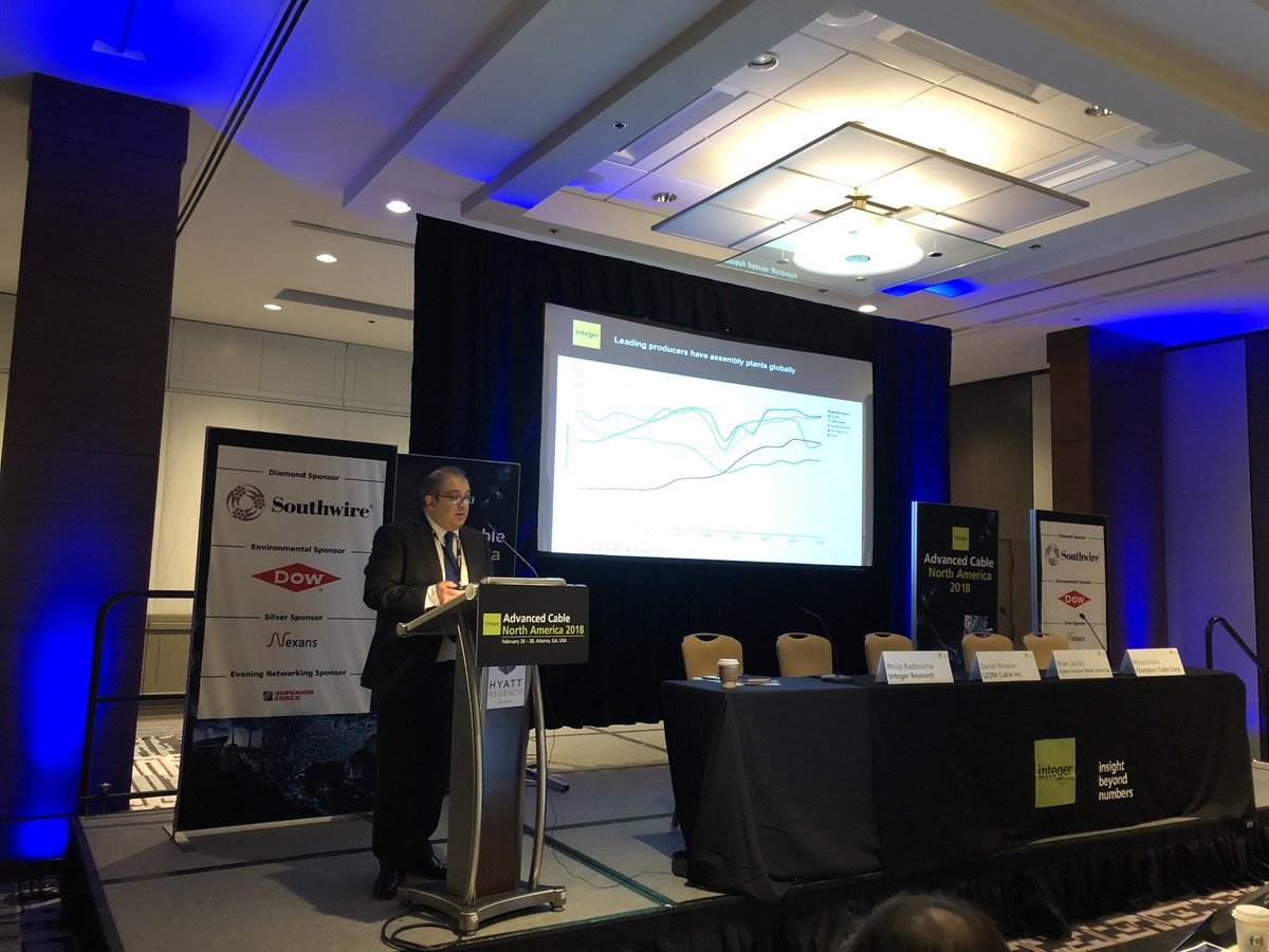 AdvancedCable's tweet photo. Great start to the third day with Philip Radbourne presenting a breakfast brief on automotive cable market. #ACNA2018 https://t.co/Sf9C8OYdQf