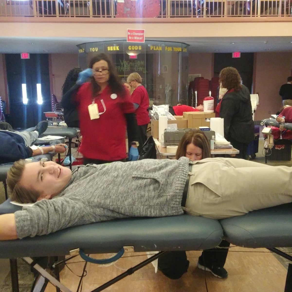 SJHS Blood Drive today! Stop in between 8am and 1pm!