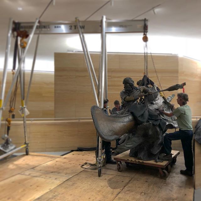 StCateFineArts's tweet photo. #rigging for breakfast and #inchesmatter - 🤞🏽
-
-
-
-
#preparatorsofinstagram #arthandler #secretlifeofarthandling #preparatorsinparadise #yeahwecandothat #conciergeartcare #fineartphotography #museumwork #arthandling #preparatorsoncall #arttechnolog… https://t.co/t3hQl9Im1q https://t.co/67XLE2gpim