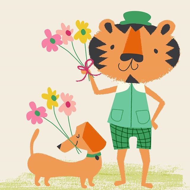 risedesignand's tweet photo. Isn’t this illustration just so darling?! I can’t help but smile when I look at these two 💖💐 #Repost @retro_rudolphs
・・・
Working on some characters for Mother's Day cards for Folio Focus 2018. #retrorudolphs #lorirudolph #foliofocus2018 #risedesi… https://t.co/vo0B64GvVl https://t.co/ilxfsfyFzR