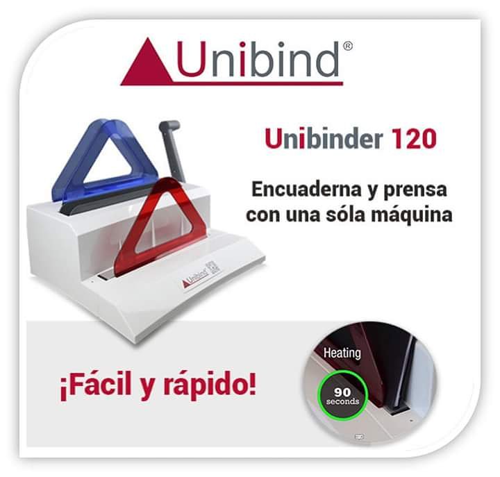 Unibindcolombia's tweet photo. La #Unibinder120 te ayudara encuadernando desde la comedida de tu oficina en pocos minutos. #albumes #libros #rápido #oficina #unibind #colbind https://t.co/9QxiWBKhn7