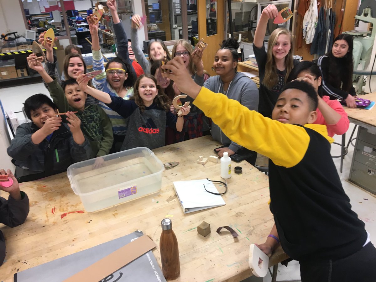 Building boats, learning safe use of shop and tools, a little engineering, and a lot of fun. #CTEMonth