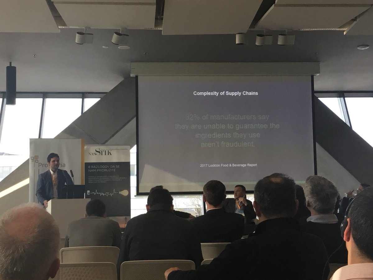 SensoricNetwork's tweet photo. On traceability of supply chain by @ZigaDrev from @origin_trail at #Blockchainvenergetiki conference in Ljubljana #blockchain https://t.co/DYT4w7L7aJ
