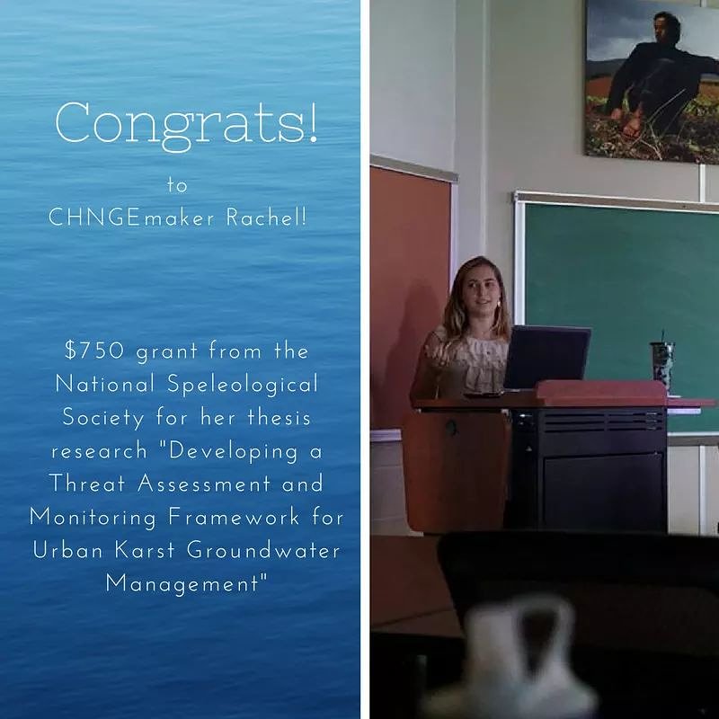 Yet another grant to round out an amazingly successful February! Congrats Rachel!