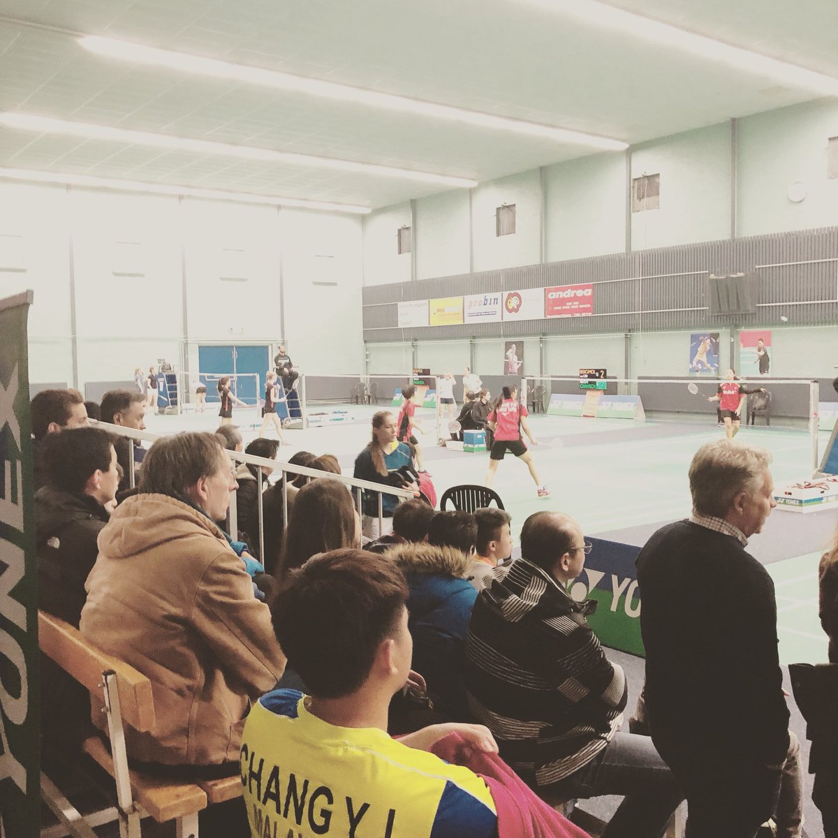 Though to 2nd round at Yonex Dutch Junior International. Looking forward to tomorrow #YDJI  <a href="/karakaluk/">Karakal.com</a> <a href="/Better_SouthOx/">Better South Ox</a> <a href="/gllsf/">GLL Sport Foundation</a> <a href="/CynergiCleaning/">Cynergi Cleaning</a>