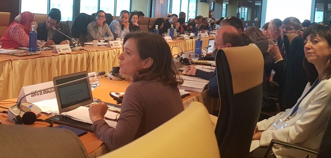 NECSTouR's tweet photo. "#Digitalisation 💻#Safety 👮‍♂️the key elements to #Invest in the #EUTourism of Tomorrow" @AnaMoniche at 18th #Statistics #TourismSatelliteAccount Committee at #UNWTO #SafeDigitalTourism https://t.co/3q8yHON6th
