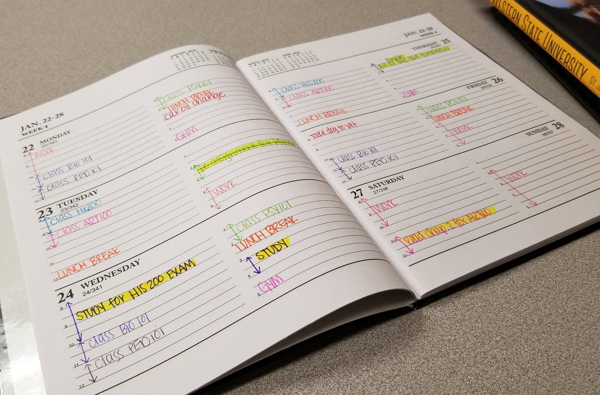 Want a FREE 2018 planner? Visit your advisor, make sure s/he posts your PIN to Griffon GPS, then come by our office in Eder 209 and show us your PIN has been posted. Easy peasy!