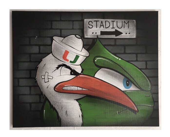 LTL_FTA's tweet photo. Local graffiti artist DRIP donated two pieces to our charity event! One sold but the other is still available. Go here to purchase and help PR https://t.co/yEOLLwxB7T #lasttoleavefirsttoarrive @DirectRelief #PuertoRico #drip #kooldrip #miamigraffiti #artshow #sebastiantheibis https://t.co/qMjAq7lZN4
