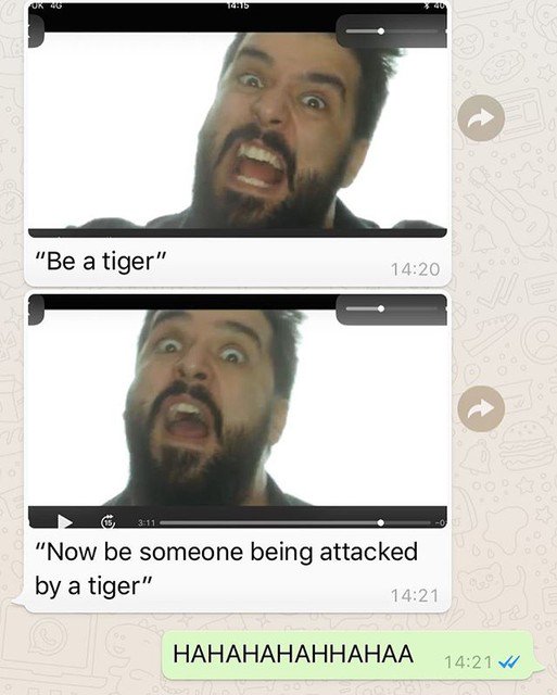 rennycarroll's tweet photo. Nailed it @rymaster_p 👌😂😂😂 #videoclip #screenshot #screencaps #lolz #funny #meme #whatsapp #convo #bants #banter #neshiima #rennycar... https://t.co/cKiQVkXq4a