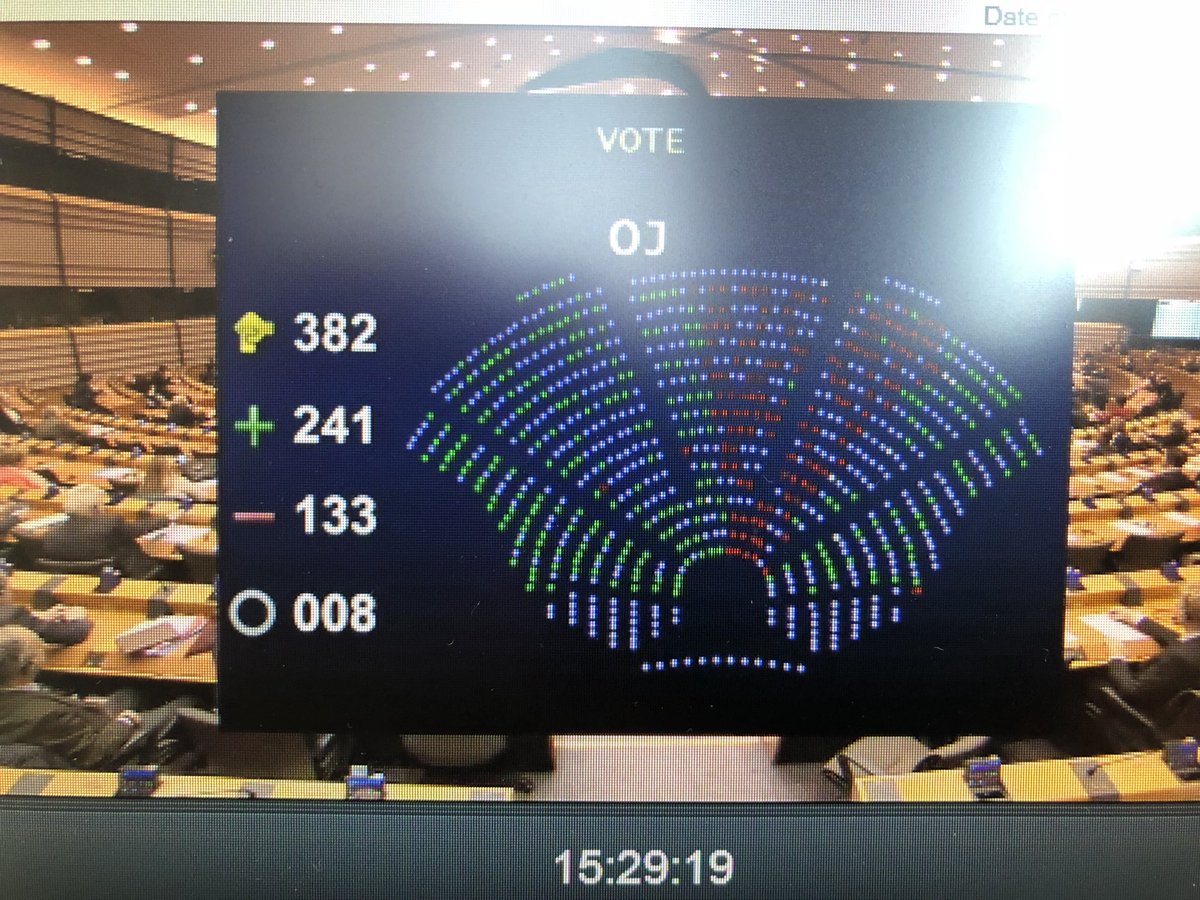UGambini's tweet photo. #BREAKING It’s on the agenda! @Europarl_EN VOTED WITH 382 + and 133 against adding the #Barroso meeting @jyrkikatainen #lobbying #Goldmansacks @GoldmanSachs @GSCareers cc @JunckerEU @MartinSelmayr @EU_Commission @Berlaymonster https://t.co/PWS2JoXyW9