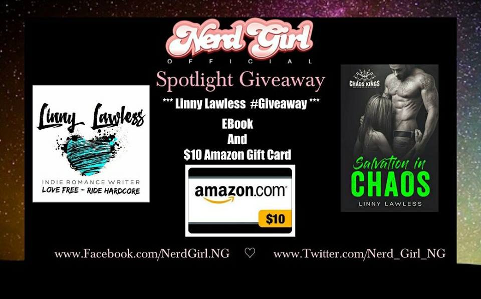 Nerd_Girl_NG's tweet photo. #giveaway is live at @Nerd_Girl_NG featuring Linny Lawless! Win a #ebook and #giftcard! Click to enter: https://t.co/qRPZxu4MlJ https://t.co/TBmpv4tZjp