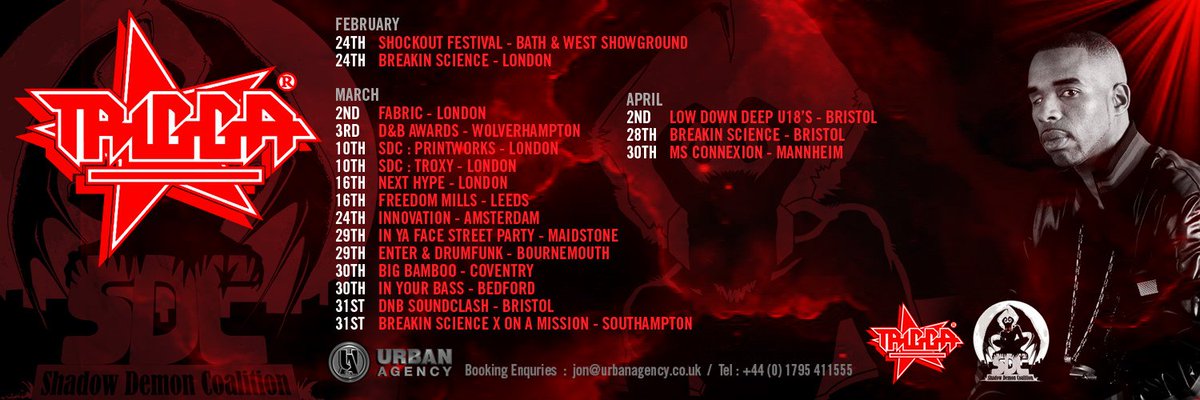 TRIGGASDC's tweet photo. Some Sdc dates for your diary come and get shadow with us and level up 🔥🔥 https://t.co/kWAhALSyke